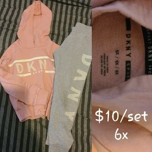DKNY Girls sweatshirt outfit